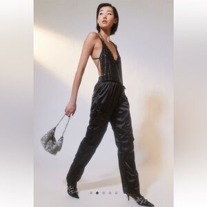 Urban Outfitters Neo Satin Cargo Pant